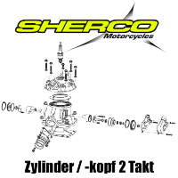 SHERCO 125 250 300 SE Zylinder / Zylinderkopf Ersatzteile